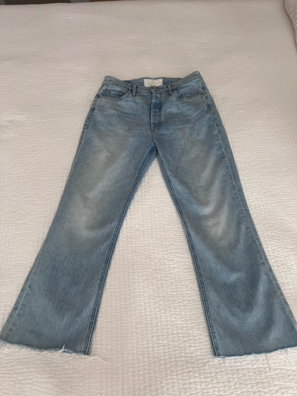 MOTHER Light Wash High Rise Women's Jeans - Picture 4 of 5
